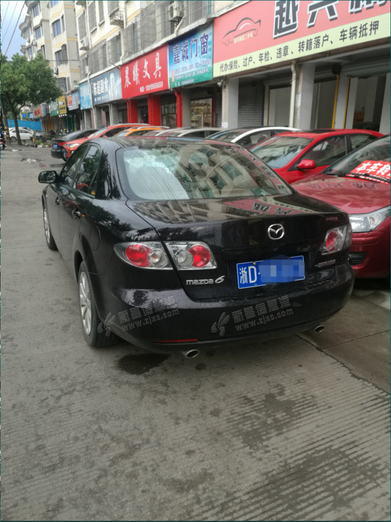 2013年极品紫金色马六,全程4s店保养,6万多公里实表